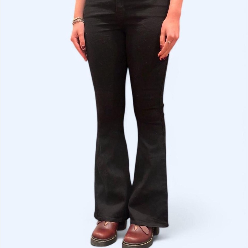 Women's Black Flared Jeans